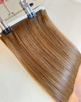 Light Brown Straight DIY Hair Extensions Home Kit