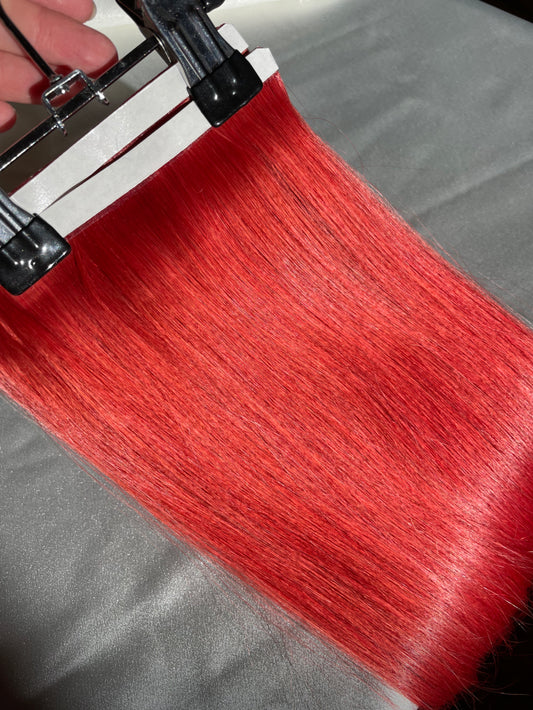 Red DIY Hair Extensions Home Kit
