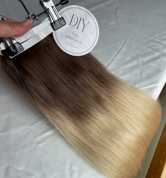 Brown/Blonde Ombré DIY Hair Extensions Kit