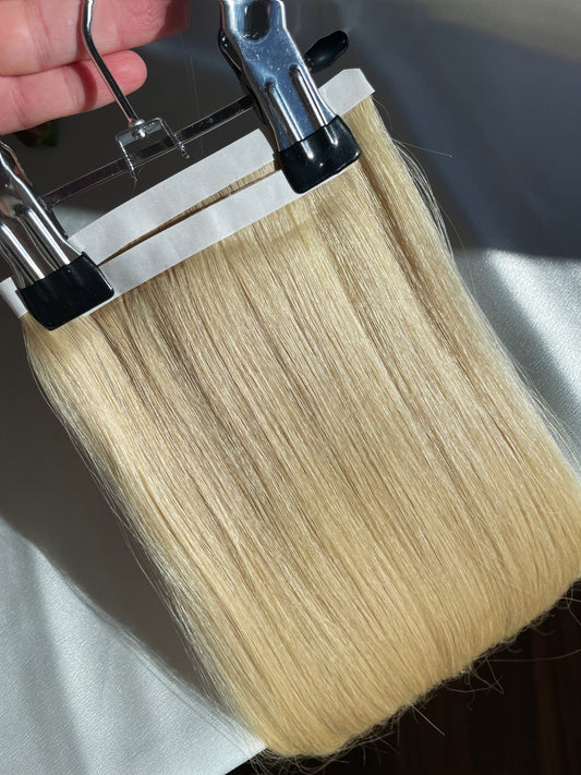 Golden Blonde #613 DIY Hair Extensions Home Kit