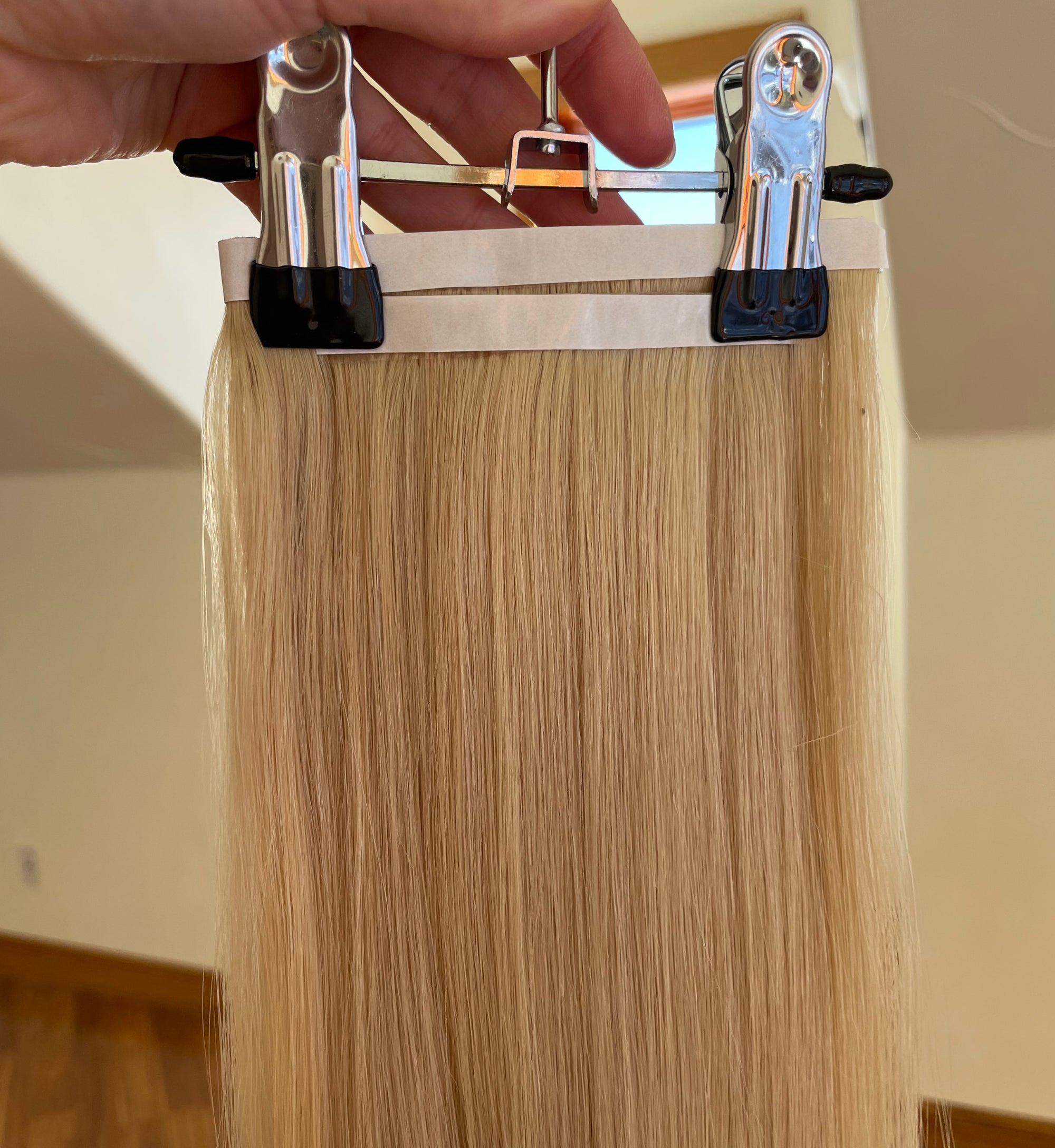 Golden Blonde DIY Hair Extensions Home Kit