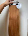 Copper Straight DIY Hair Extensions Home Kit