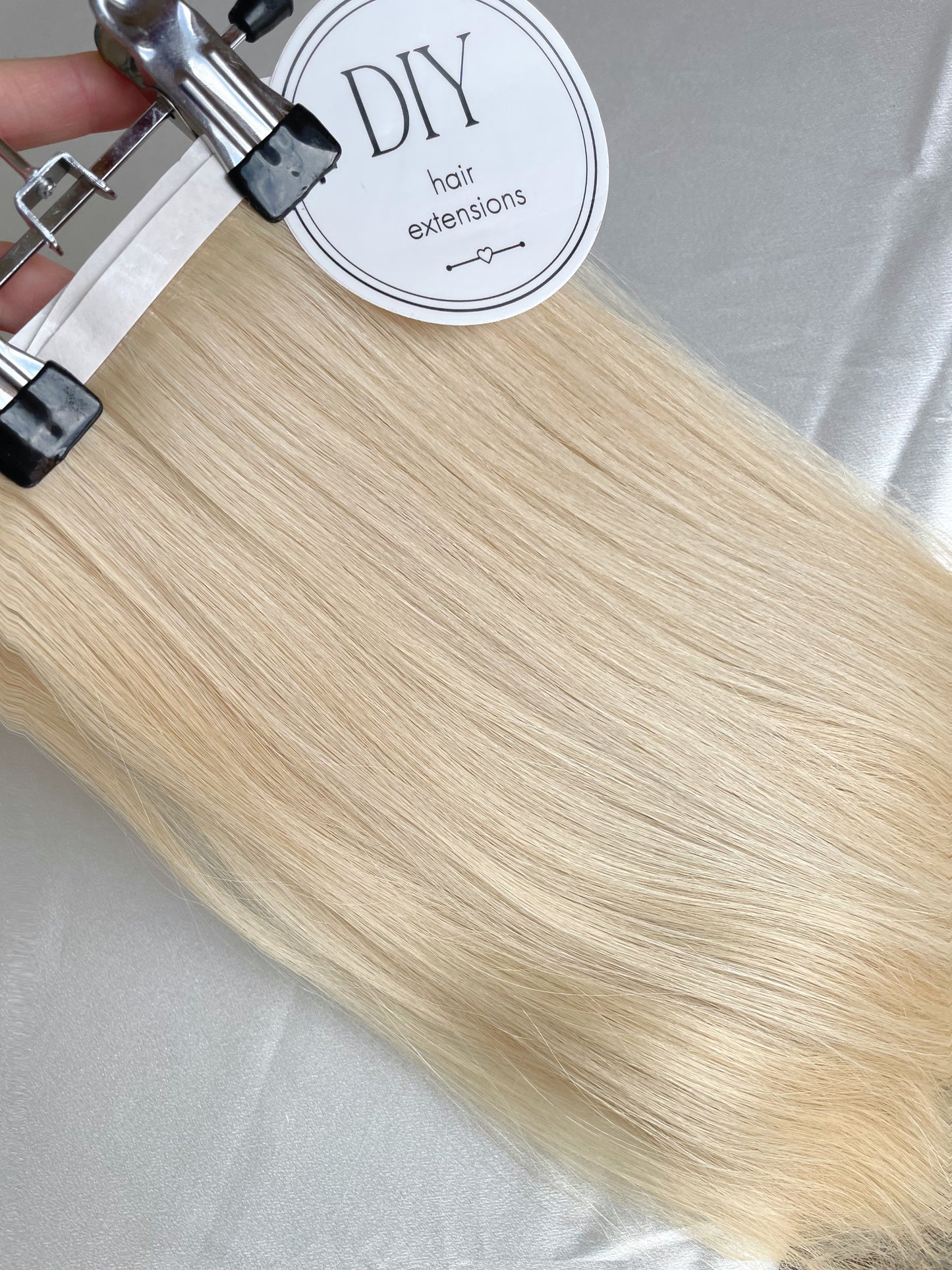 Blonde #60 Straight DIY Hair Extensions Home Kit