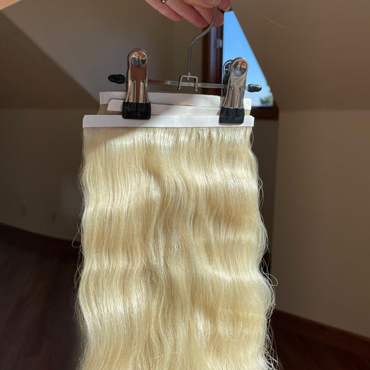Blonde Wavy DIY Hair Extensions Kit