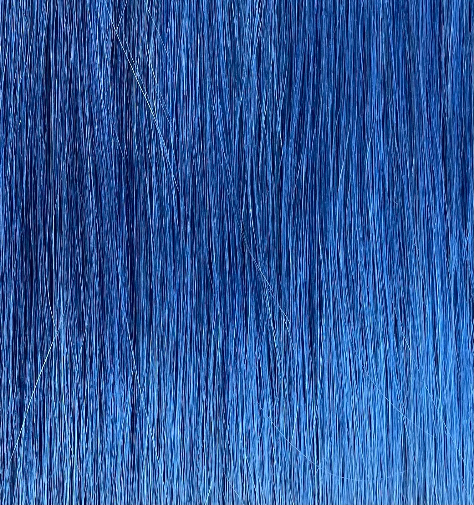 20” Blue DIY Hair Extensions Home Kit